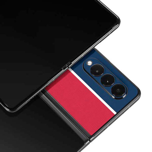 MLB Boston Red Sox Split Galaxy Z Fold3 5G Skin