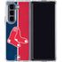 MLB Boston Red Sox Split Galaxy Z Fold5 5G Clear Case