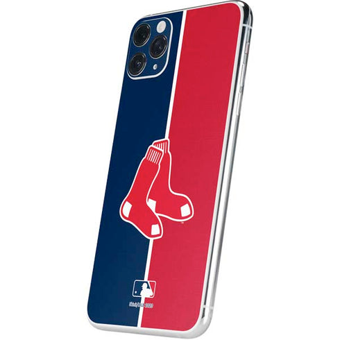MLB Boston Red Sox Split iPhone 11 Pro Max Skin