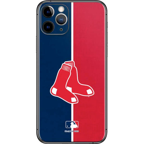 MLB Boston Red Sox Split iPhone 11 Pro Skin