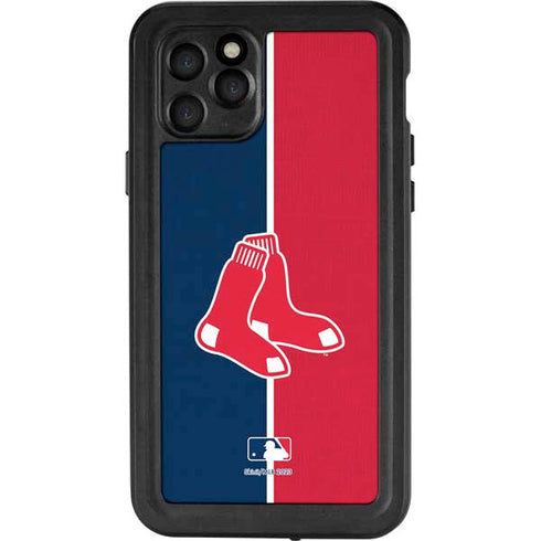 MLB Boston Red Sox Split iPhone 11 Pro Waterproof Case