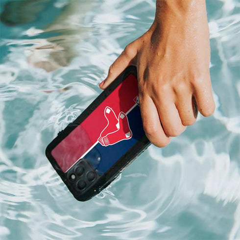 MLB Boston Red Sox Split iPhone 11 Pro Waterproof Case
