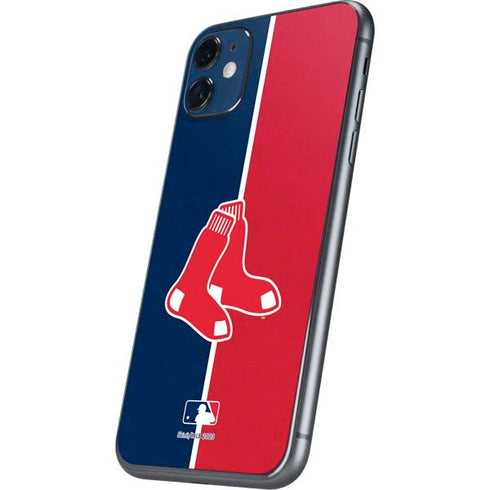 MLB Boston Red Sox Split iPhone 11 Skin