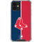 MLB Boston Red Sox Split iPhone 12 Clear Case