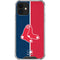 MLB Boston Red Sox Split iPhone 12 Mini Clear Case