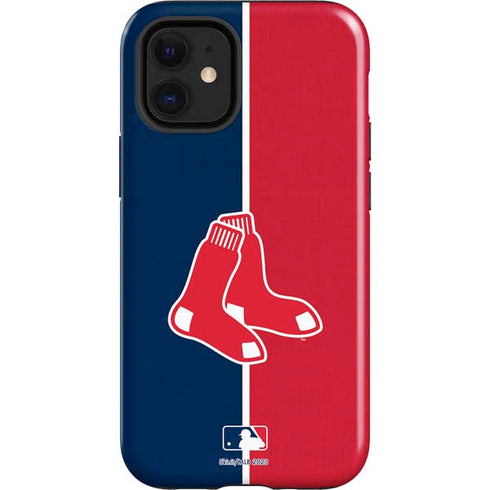 MLB Boston Red Sox Split iPhone 12 Mini Impact Case
