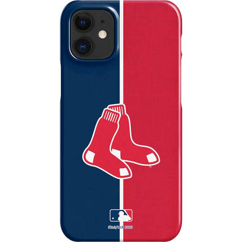 MLB Boston Red Sox Split iPhone 12 Mini Lite Case