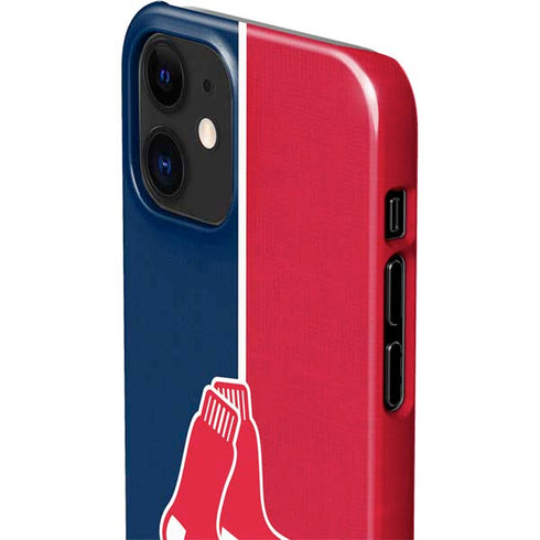 MLB Boston Red Sox Split iPhone 12 Mini Lite Case