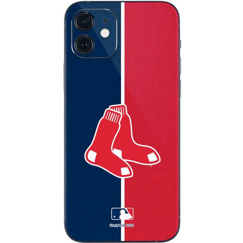 MLB Boston Red Sox Split iPhone 12 Mini Skin