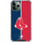 MLB Boston Red Sox Split iPhone 12 Pro Clear Case