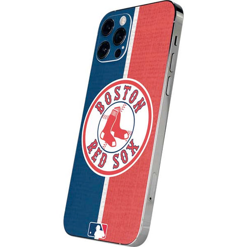 MLB Boston Red Sox Split iPhone 12 Pro Skin