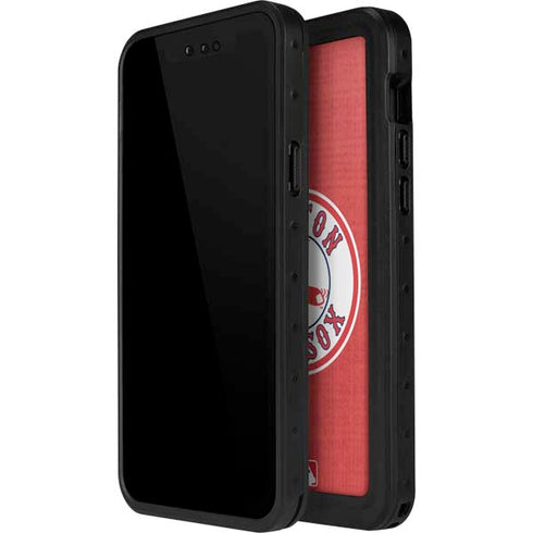 MLB Boston Red Sox Split iPhone 12 Pro Waterproof Case