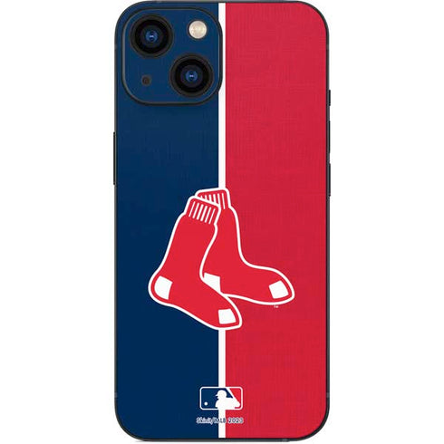 MLB Boston Red Sox Split iPhone 13 Mini Skin