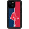 MLB Boston Red Sox Split iPhone 13 Mini Waterproof Case