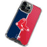 MLB Boston Red Sox Split iPhone 13 Pro Max Clear Case
