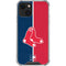 MLB Boston Red Sox Split iPhone 14 Clear Case