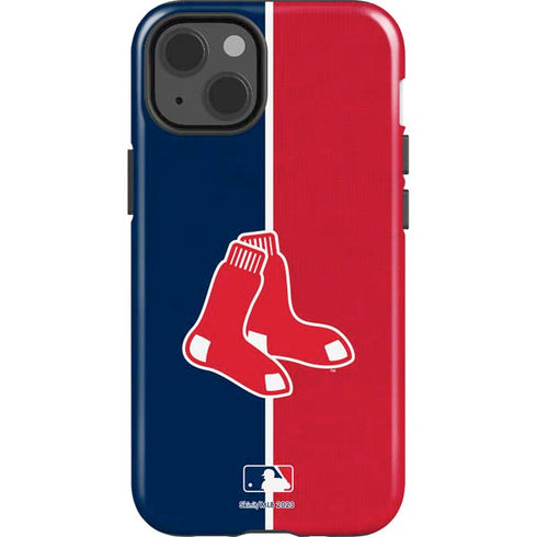 MLB Boston Red Sox Split iPhone 15 Impact Case