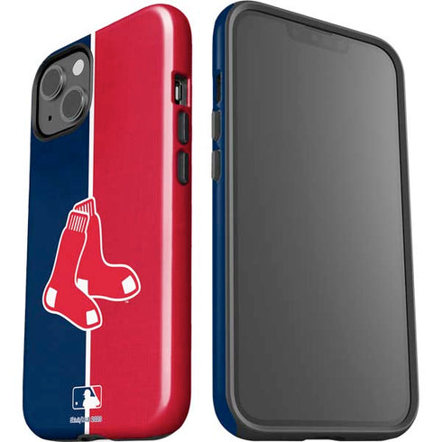 MLB Boston Red Sox Split iPhone 15 Impact Case