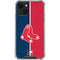 MLB Boston Red Sox Split iPhone 15 Plus Clear Case