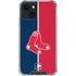 MLB Boston Red Sox Split iPhone 15 Plus Clear Case