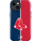 MLB Boston Red Sox Split iPhone 15 Plus Impact Case