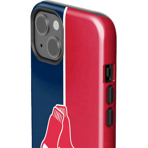 MLB Boston Red Sox Split iPhone 14 Plus Impact Case