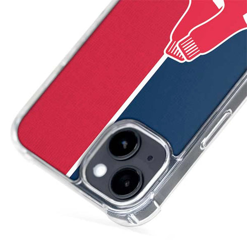 MLB Boston Red Sox Split iPhone 14 Plus MagSafe Case