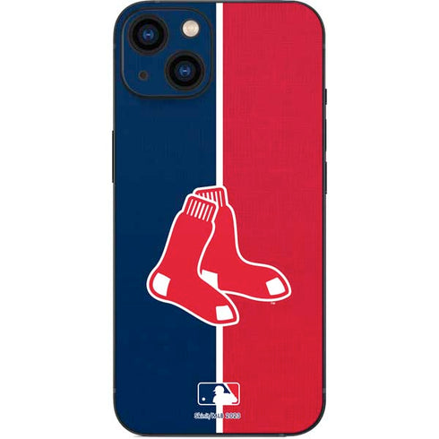 MLB Boston Red Sox Split iPhone 14 Plus Skin