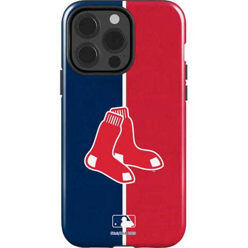 MLB Boston Red Sox Split iPhone 15 Pro Impact Case