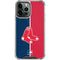 MLB Boston Red Sox Split iPhone 15 Pro Max Clear Case