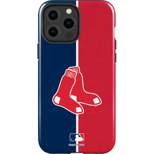 MLB Boston Red Sox Split iPhone 15 Pro Max Impact Case