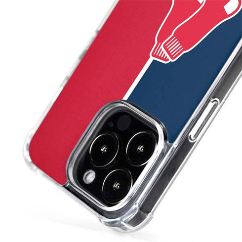 MLB Boston Red Sox Split iPhone 15 Pro Max MagSafe Case