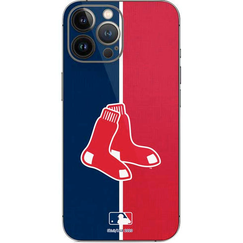 MLB Boston Red Sox Split iPhone 14 Pro Max Skin