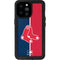 MLB Boston Red Sox Split iPhone 14 Pro Max Waterproof Case