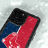 MLB Boston Red Sox Split iPhone 14 Pro Max Waterproof Case