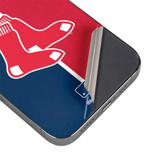 MLB Boston Red Sox Split iPhone 14 Pro Skin