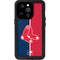 MLB Boston Red Sox Split iPhone 14 Pro Waterproof Case