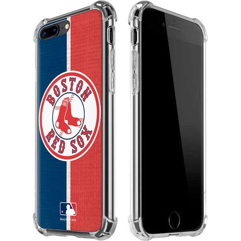 MLB Boston Red Sox Split iPhone 7/8 Plus Clear Case