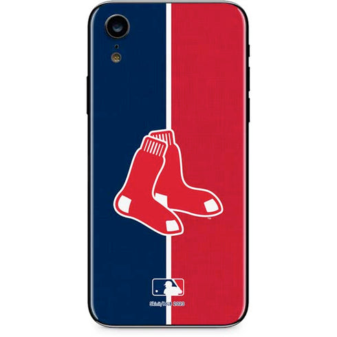 MLB Boston Red Sox Split iPhone XR Skin