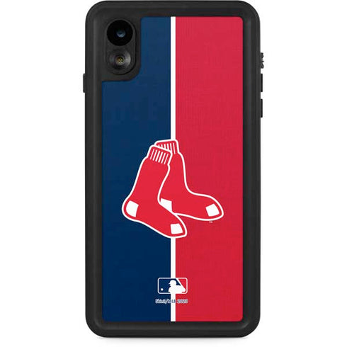 MLB Boston Red Sox Split iPhone XR Waterproof Case
