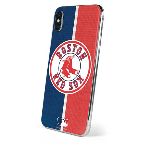 MLB Boston Red Sox Split iPhone XS Max Skin