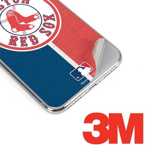 MLB Boston Red Sox Split iPhone XS Skin