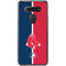 MLB Boston Red Sox Split LG K51/Q51 Clear Case