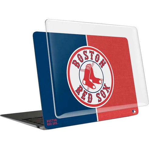 MLB Boston Red Sox Split MacBook Air 13in M1 (2021) Case plus Skin