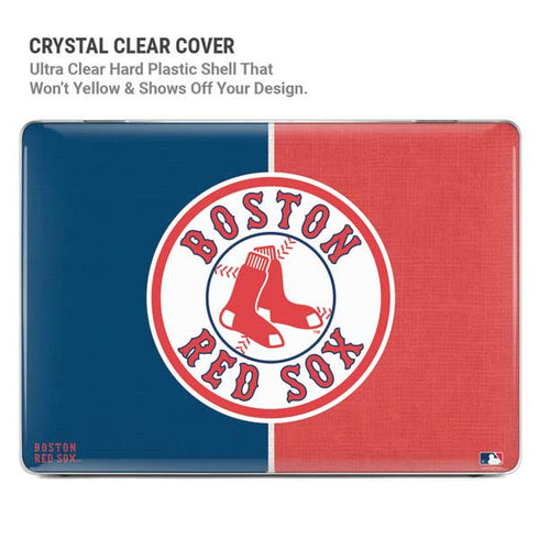 MLB Boston Red Sox Split MacBook Air 13in M1 (2021) Case plus Skin