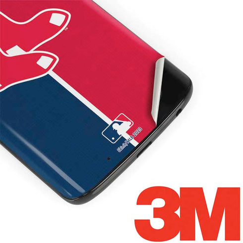 MLB Boston Red Sox Split Moto G6 Skin