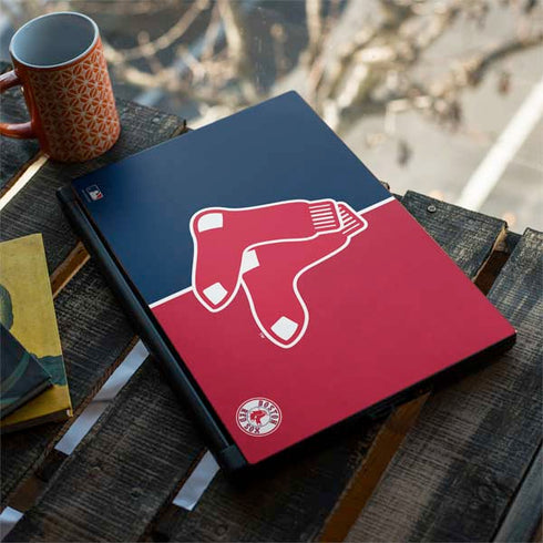 MLB Boston Red Sox Split MSI GS65 Stealth Laptop Skin