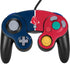 MLB Boston Red Sox Split Nintendo GameCube Controller Skin