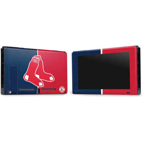 MLB Boston Red Sox Split Nintendo Switch Bundle Skin