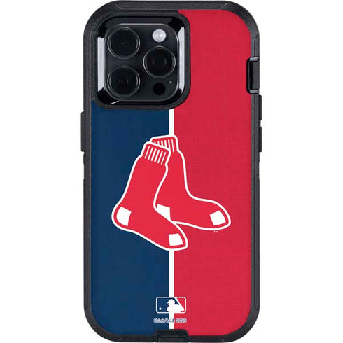 MLB Boston Red Sox Split Otterbox Defender iPhone Skin